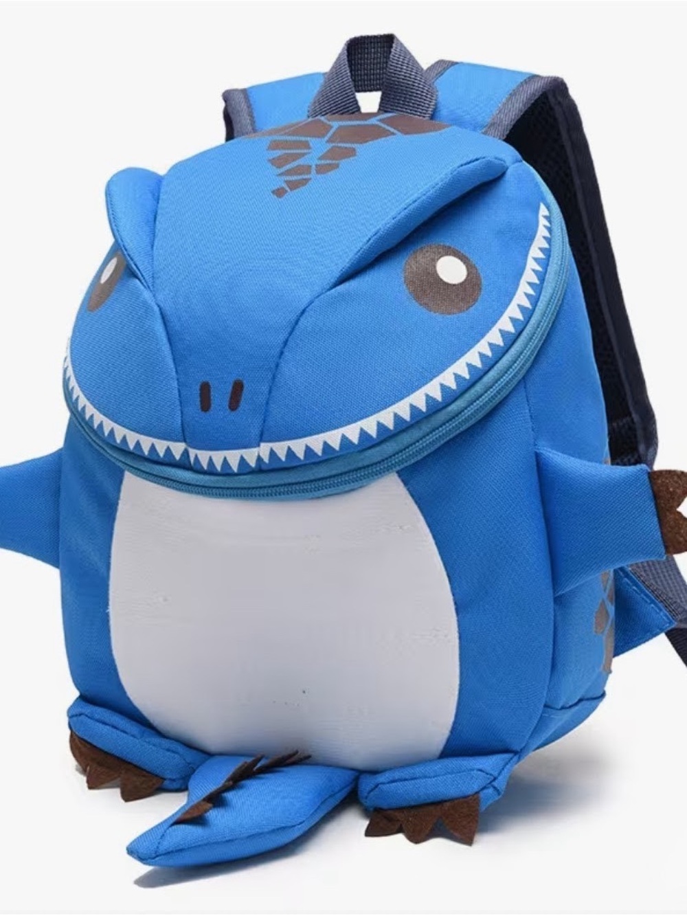 1-Backpack Dinosaur Blue Cartoon